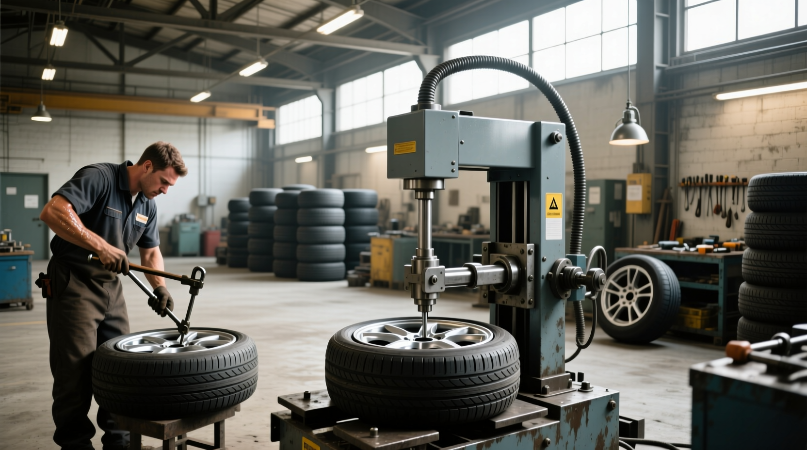How to choose wheel mounting machine,How to mount tires on rims without a machine?
