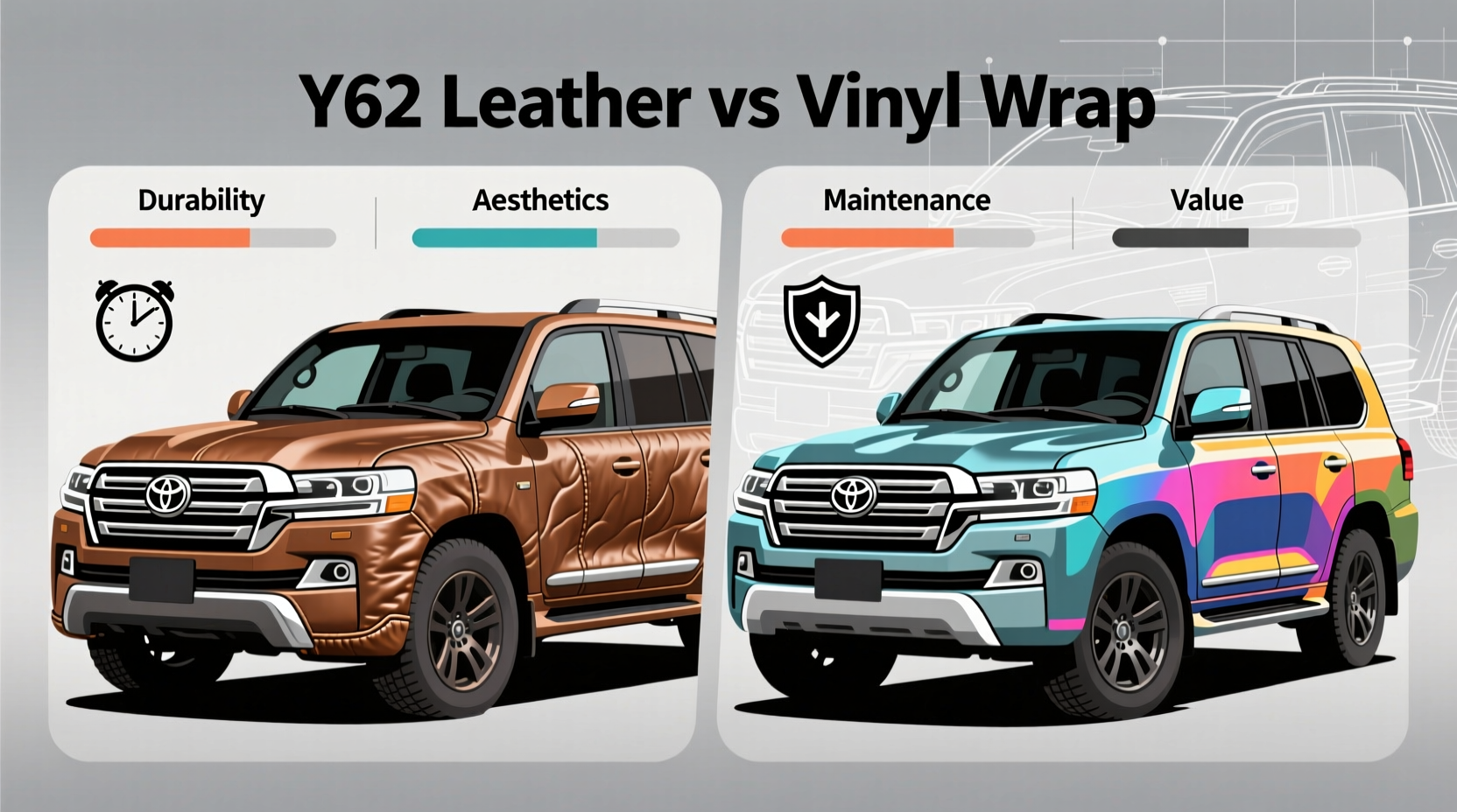 y62 leather vs vinyl wrap