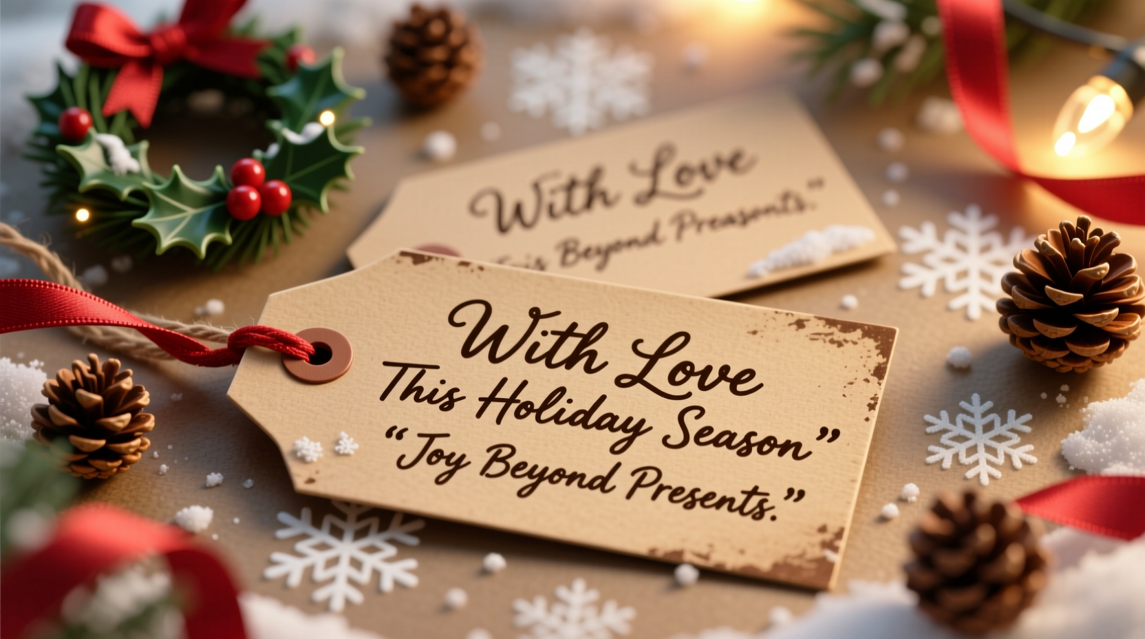 christmas gift sayings heartfelt phrases festive tag ideas