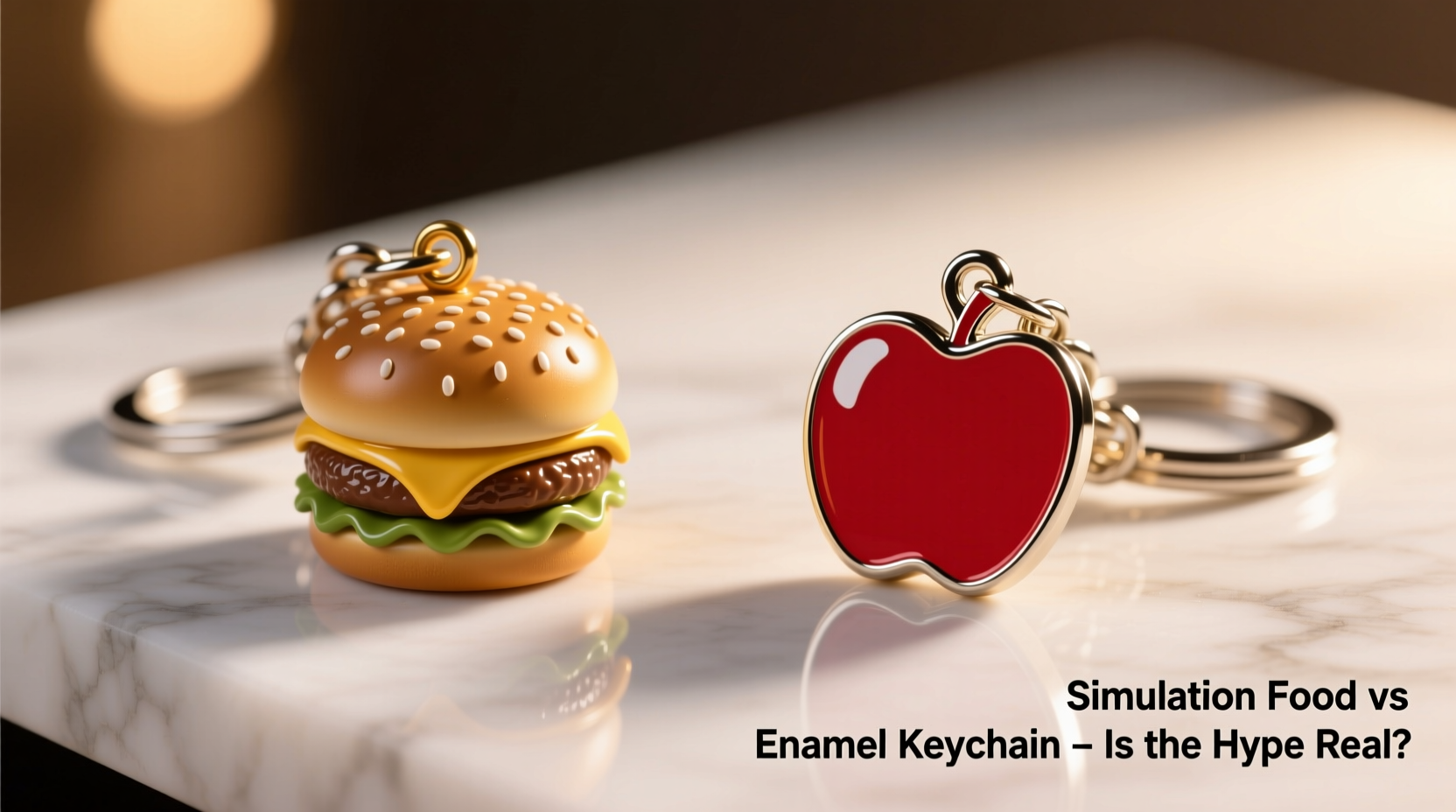 simulation food keychain vs enamel keychain is the hype real or will my keys look tasteless