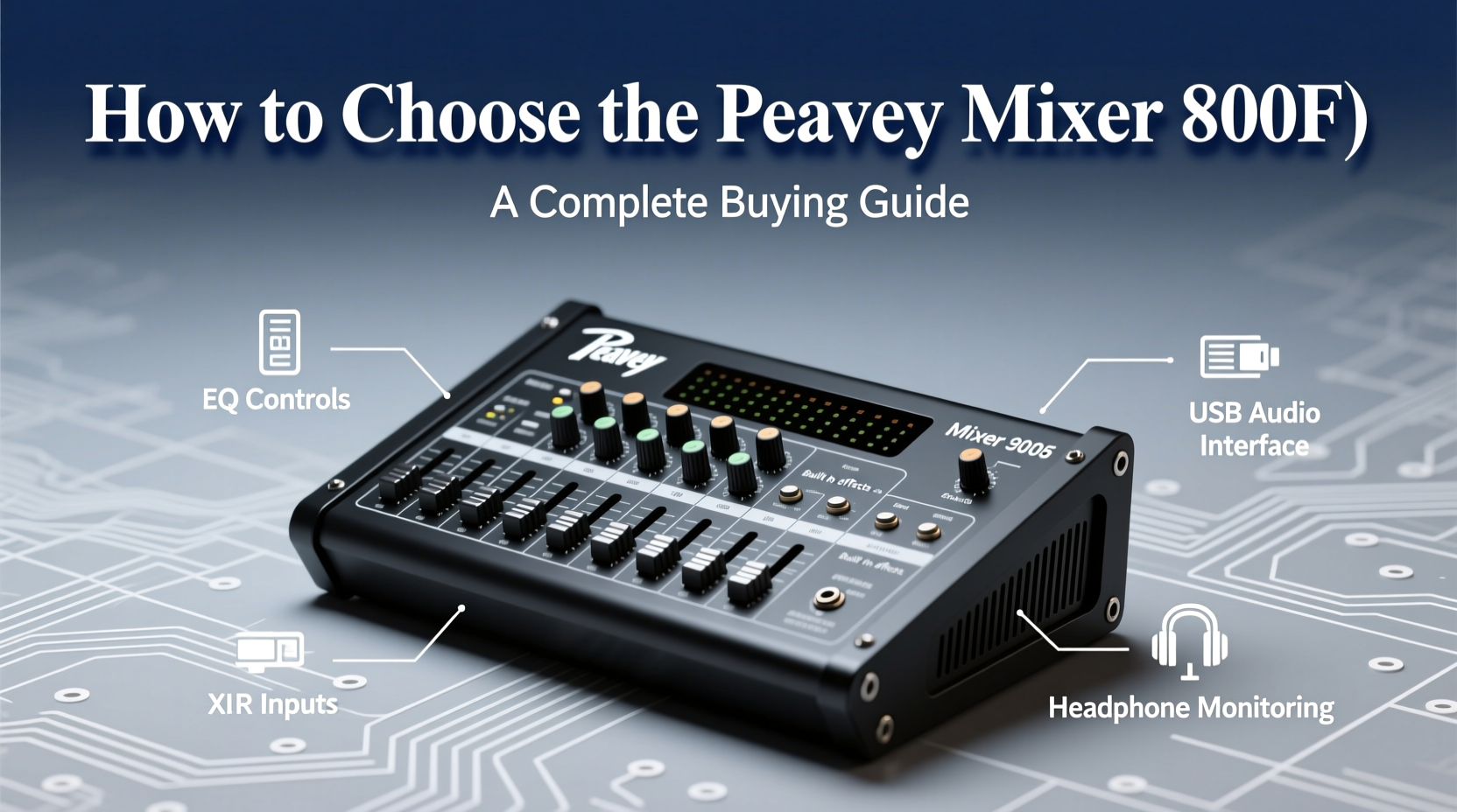peavey mixer 800f original