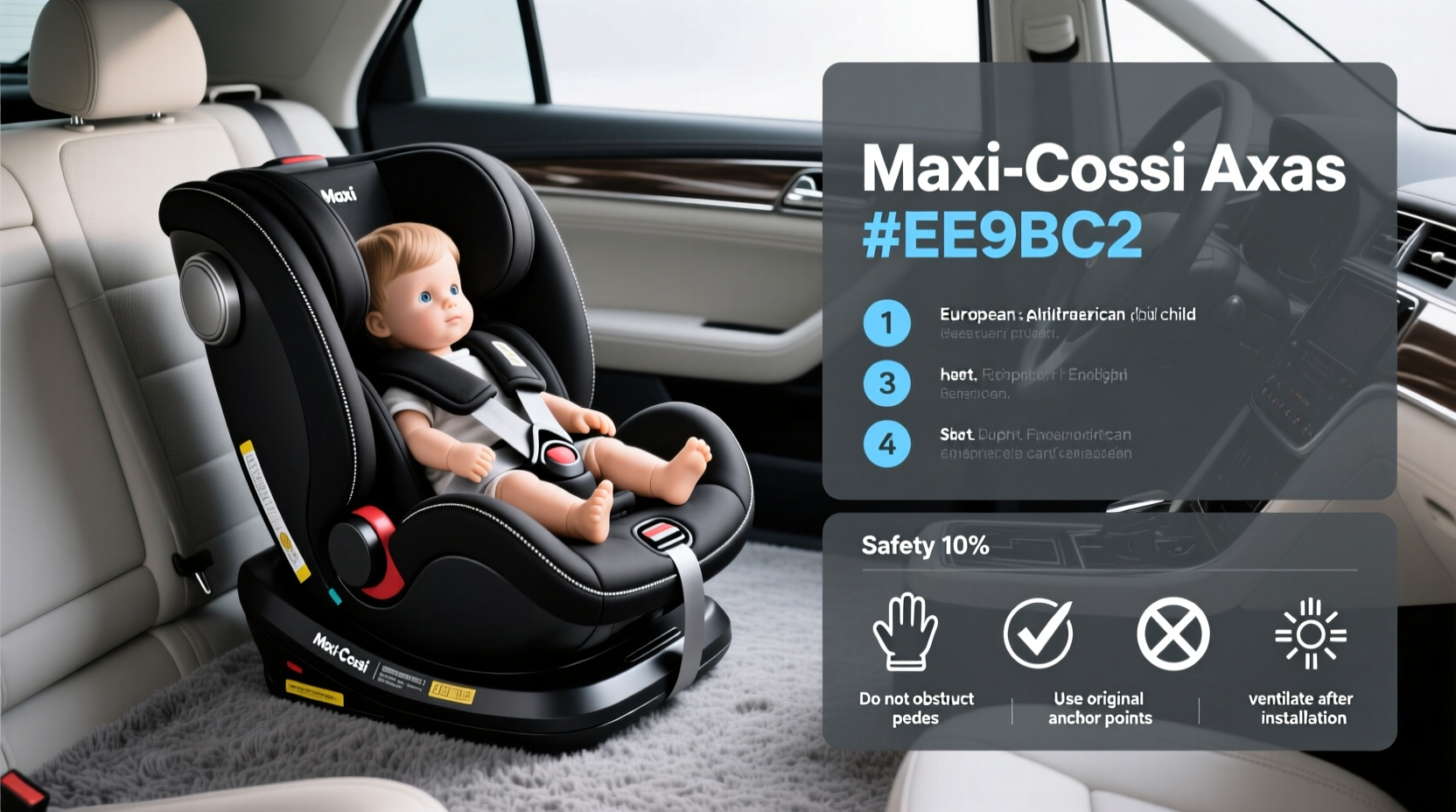 maxi cosi axiss child car seat total black
