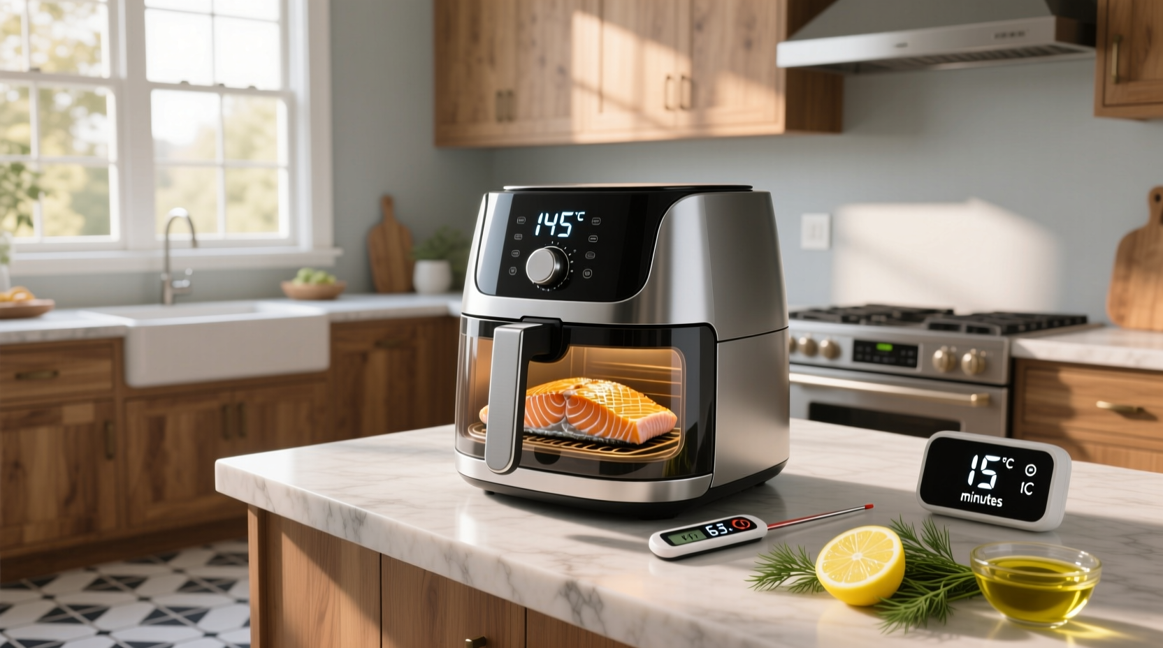 air fryer salmon cooking time