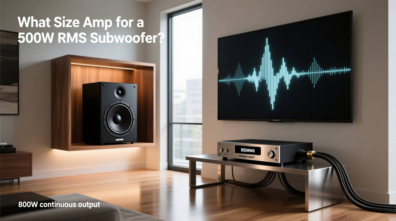 What Size Amp for 500 Watt RMS Subwoofer? Buying Guide