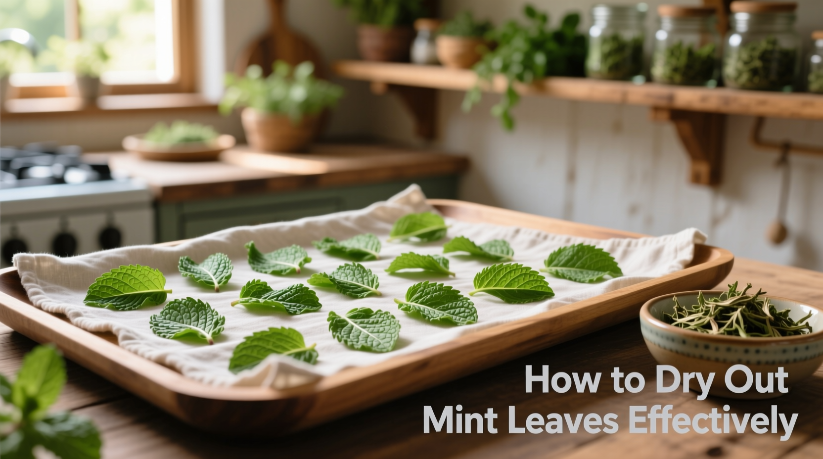 How to Dry Out Mint Leaves Effectively