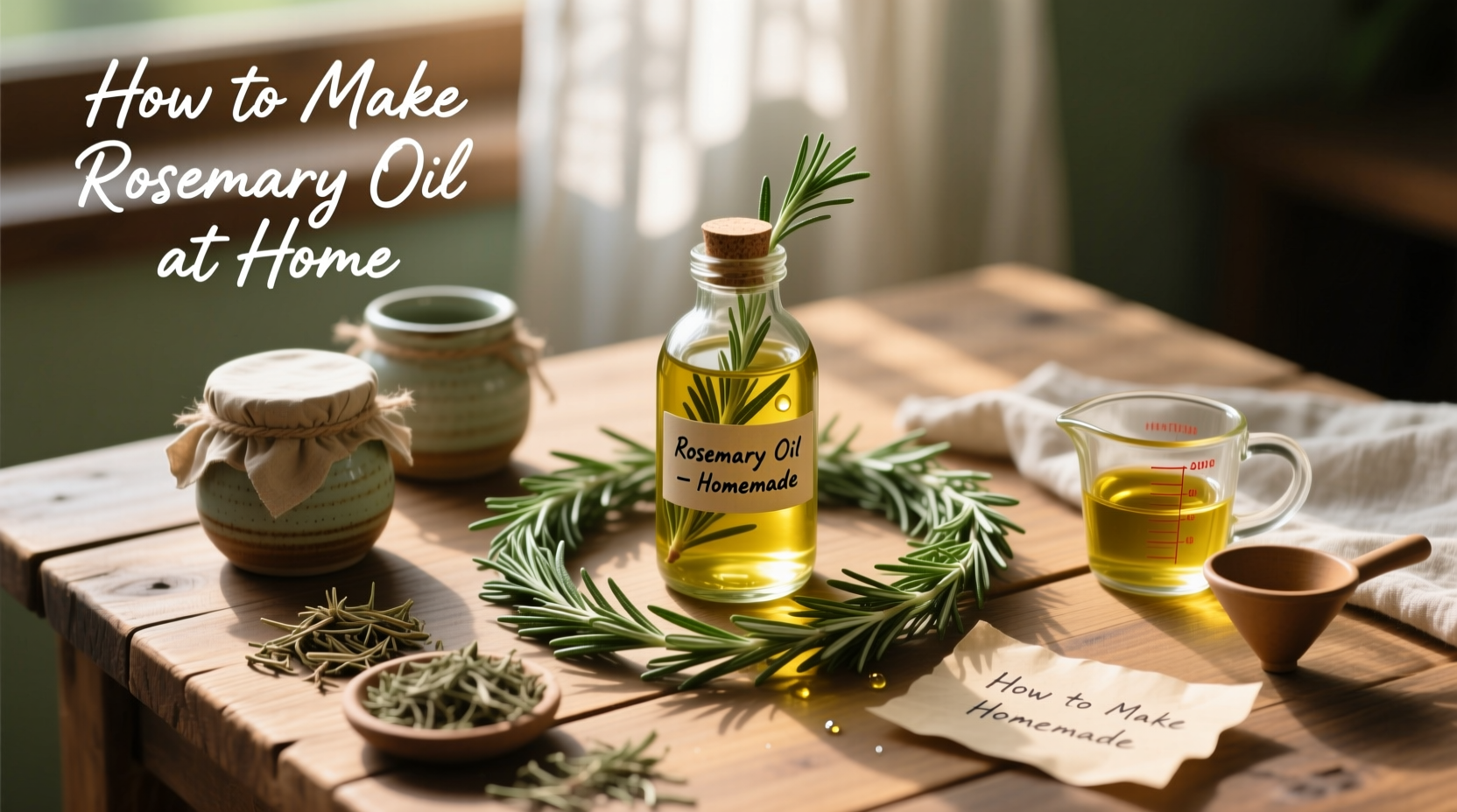 how to make oil of rosemary