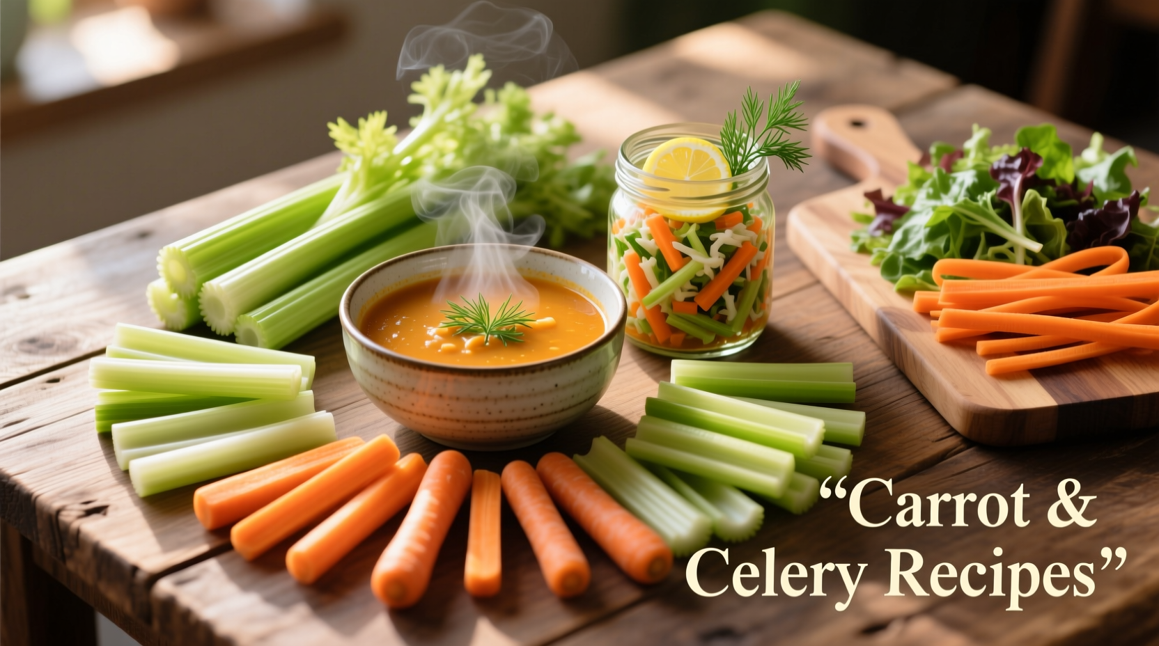 7 Practical Recipes with Celery and Carrots for Home Cooks