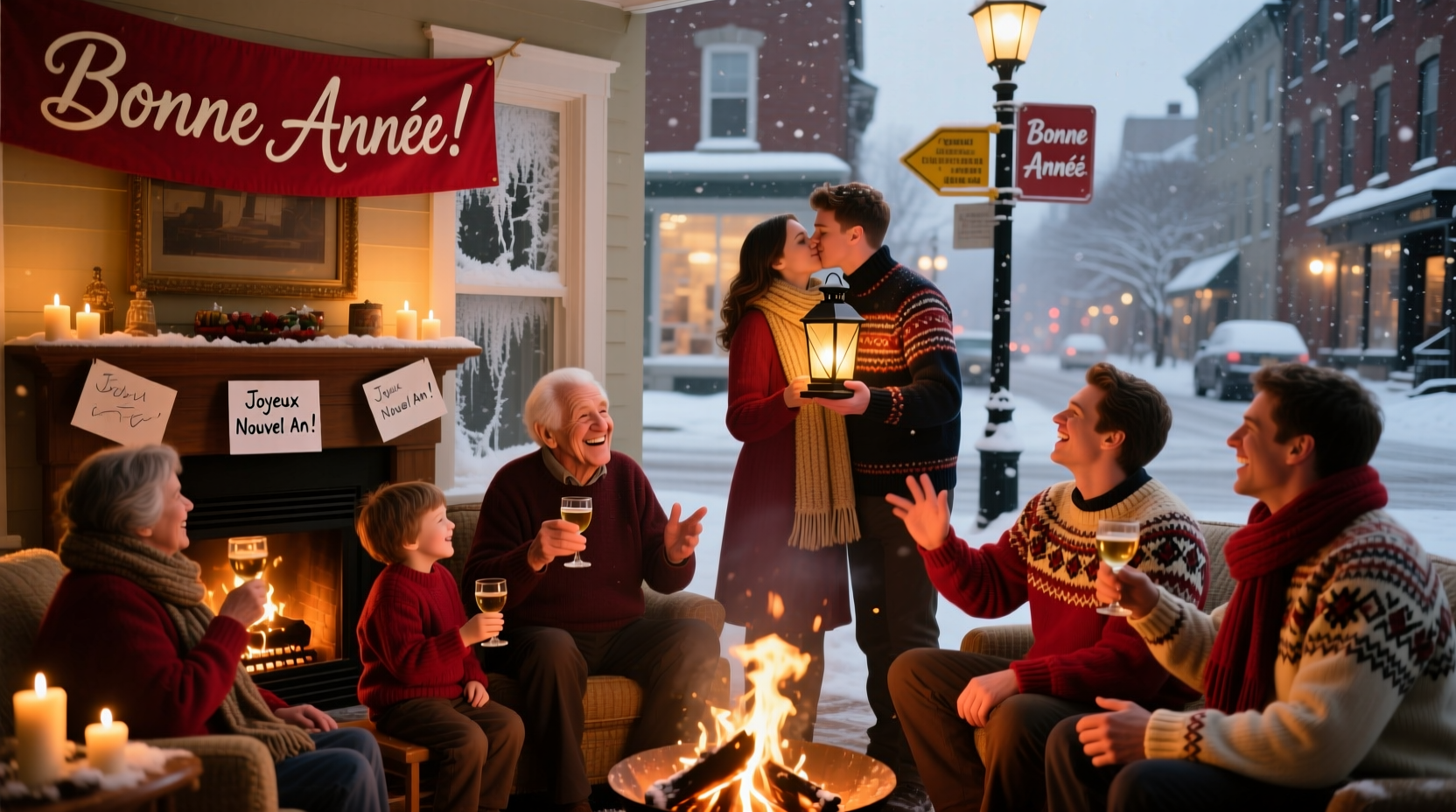 how to people in quebec say happy new year