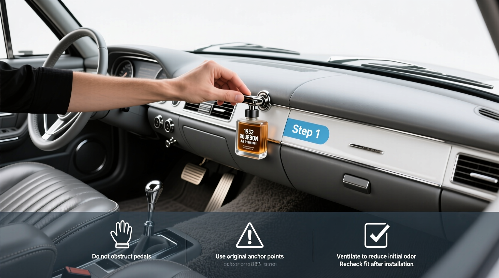 1952 bourbon car air freshener