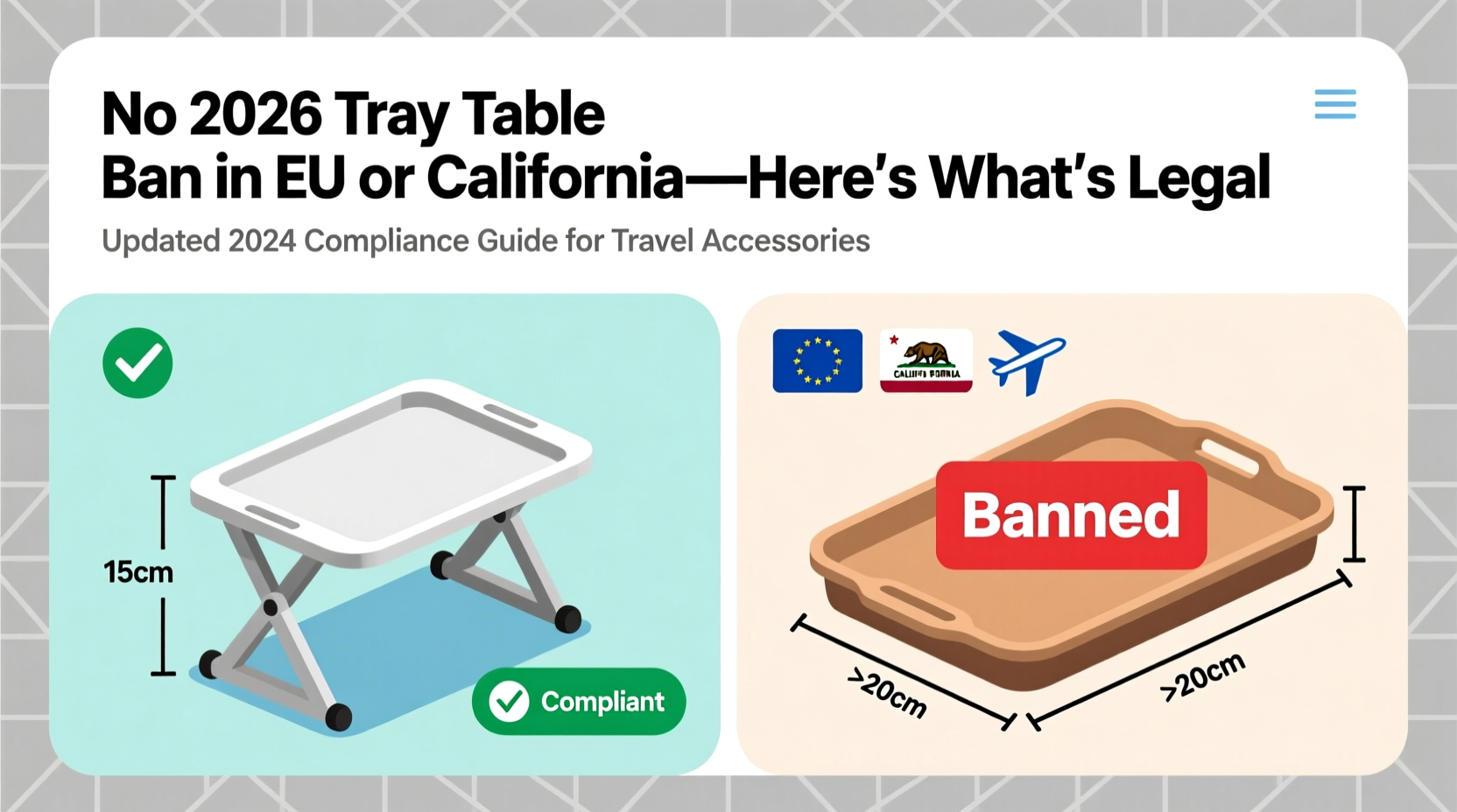 tray table legality eu ca 2026