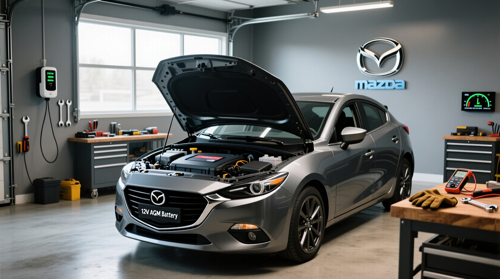 2018 Mazda 3 Hatchback Battery Guide
