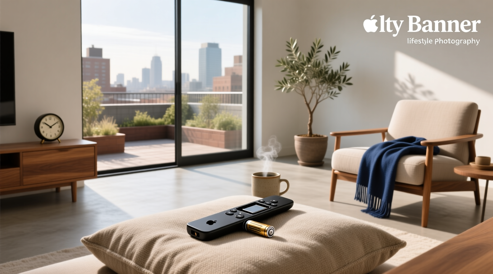 apple tv remote battery replace or recharge