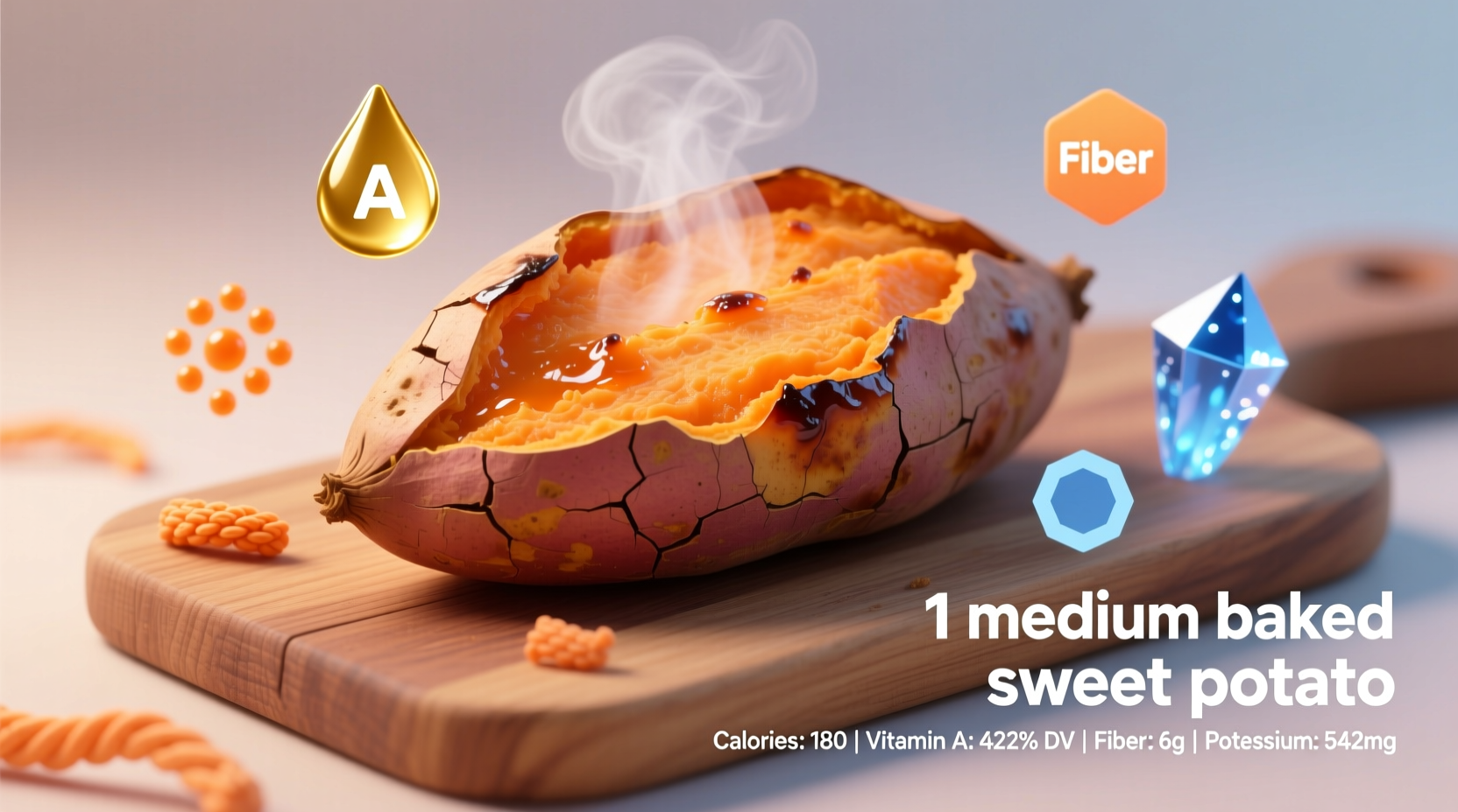 Baked Sweet Potato Nutrition Facts & Health Benefits