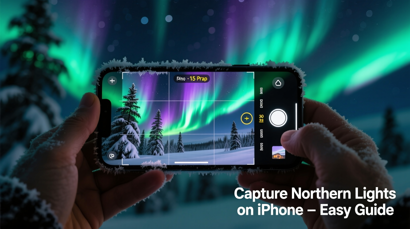 effective methods to capture northern lights on iphone with ease