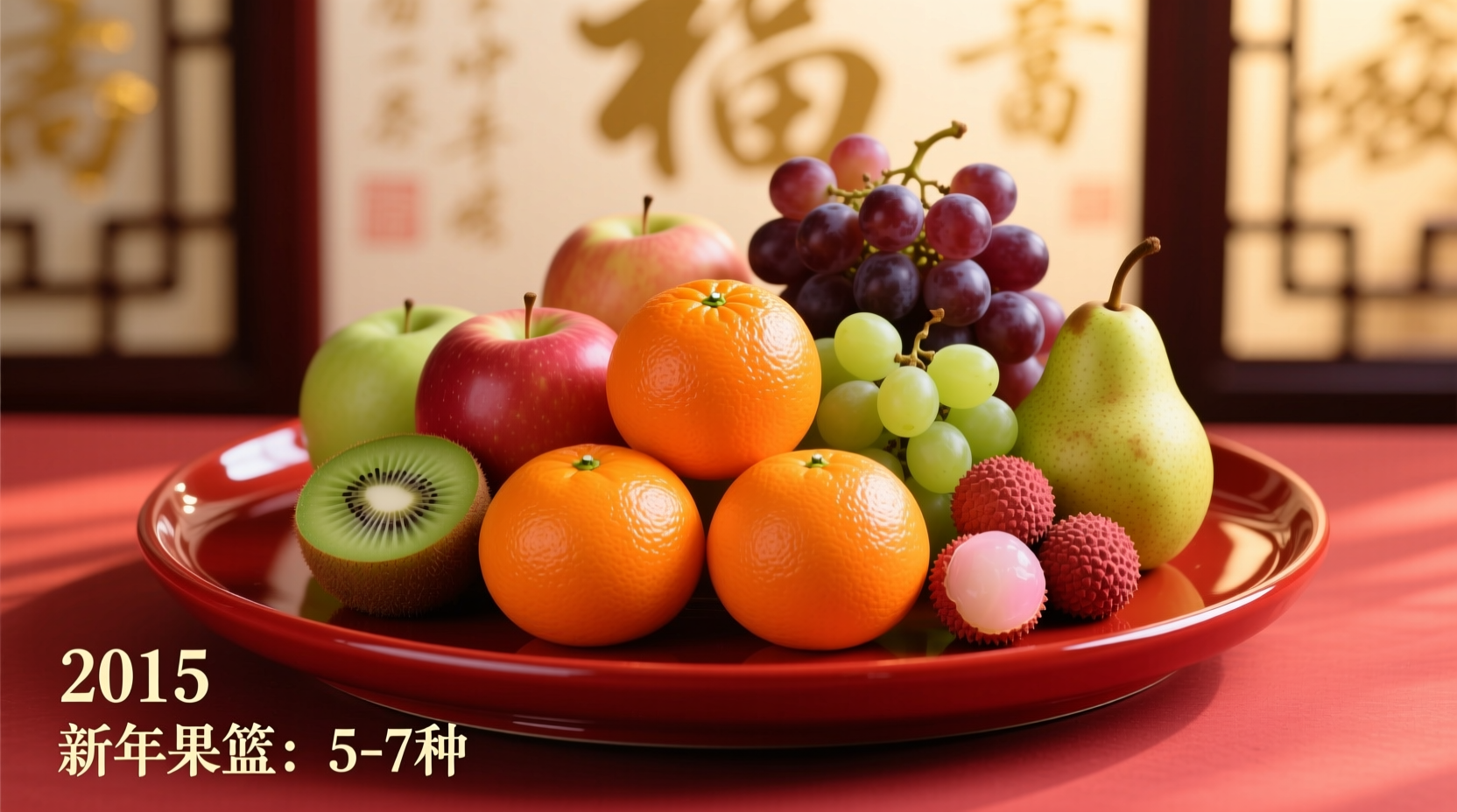 how many fruits to prepare for new year 2015