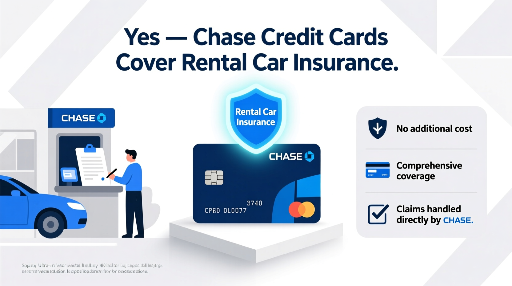do chase credit cards cover rental car insurance