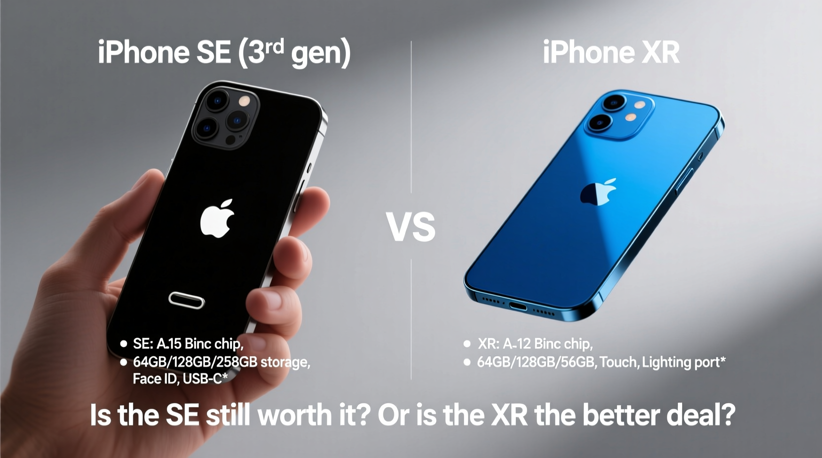 iphone se vs xr is the xr still worth it or is the se the better deal