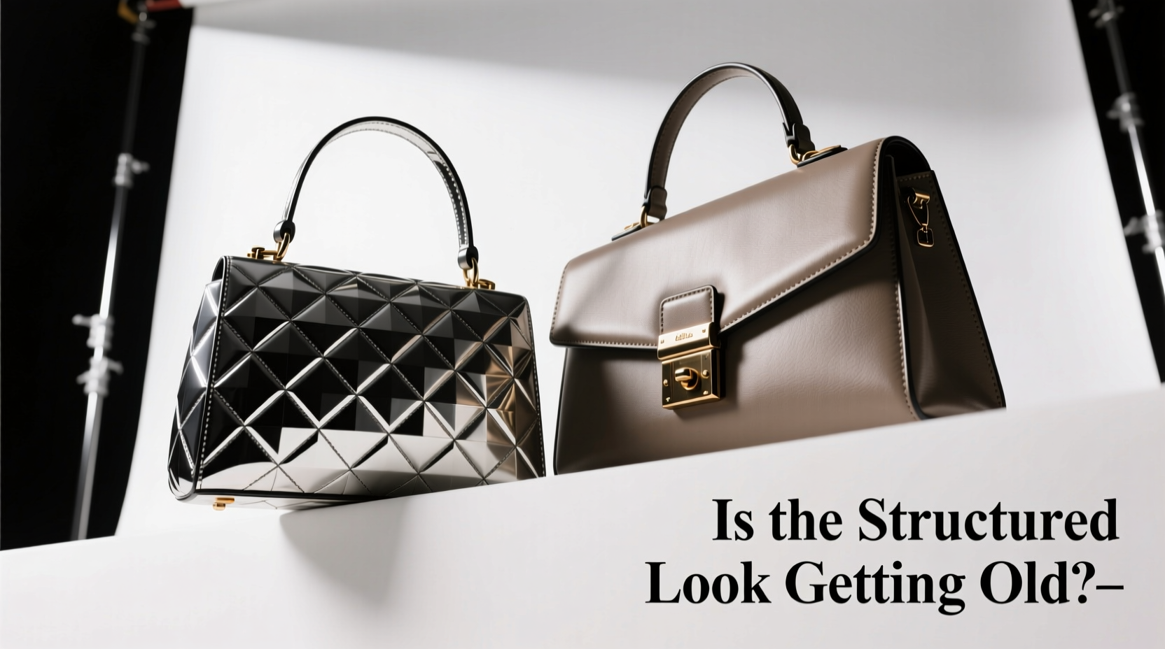 diamond grid bag vs structured bag is the structured look getting old