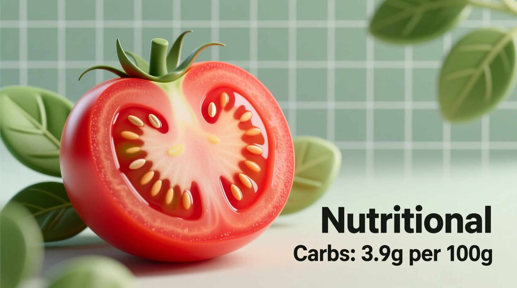 how many carbs a tomato