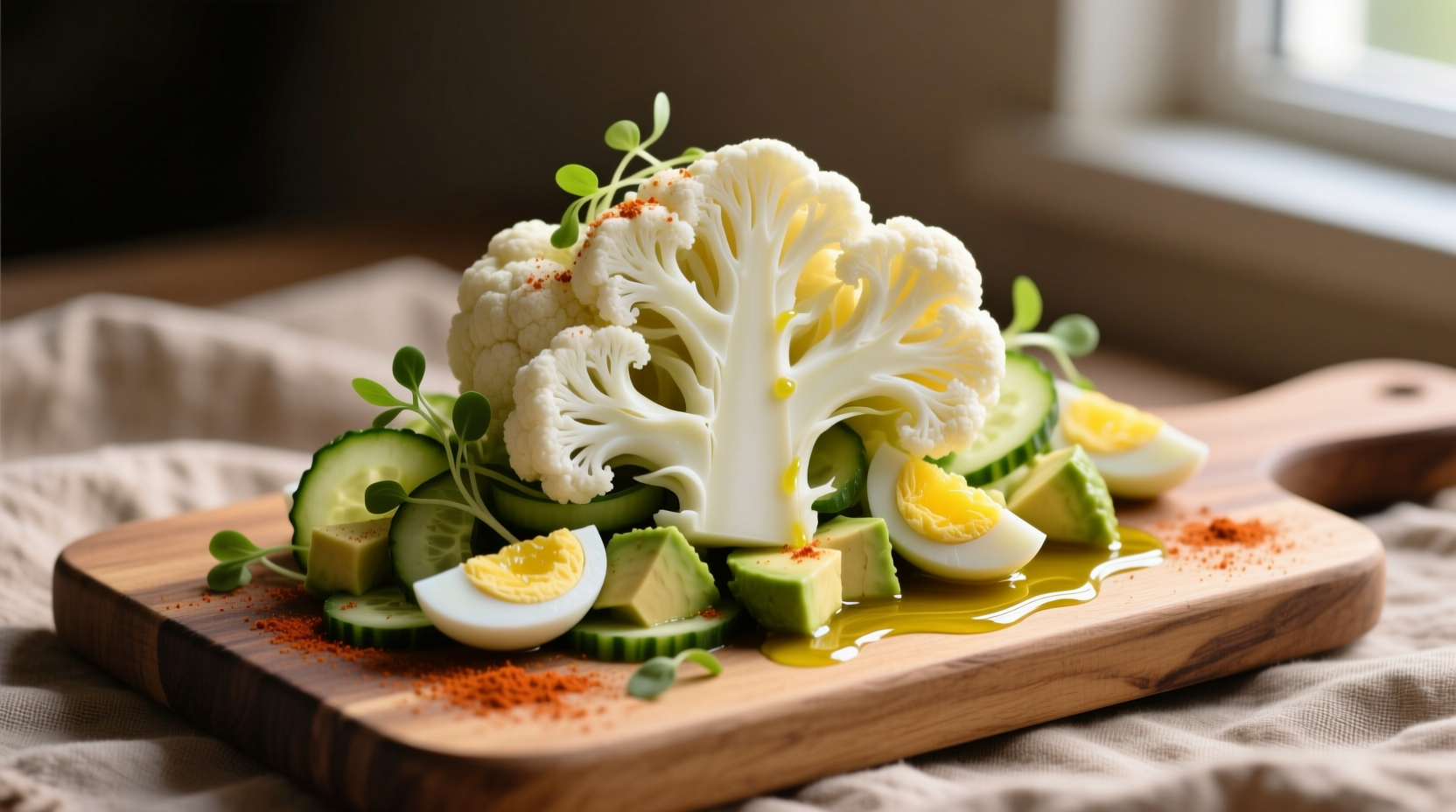 cauliflower faux tato salad
