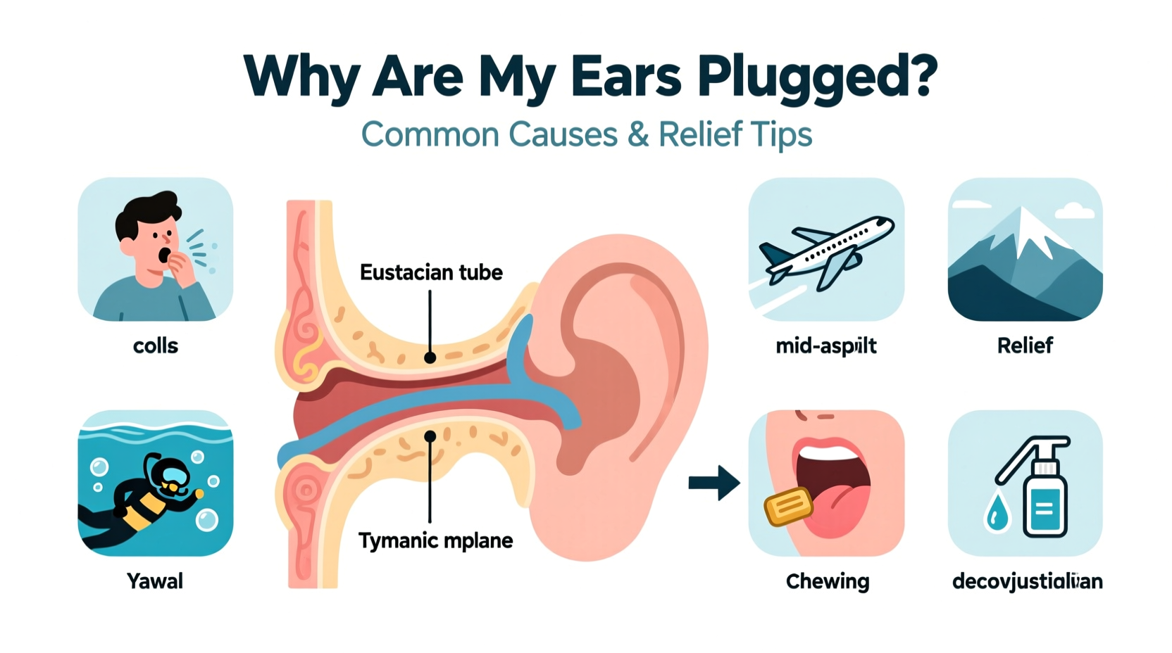 why are my ears plugged up common causes relief tips