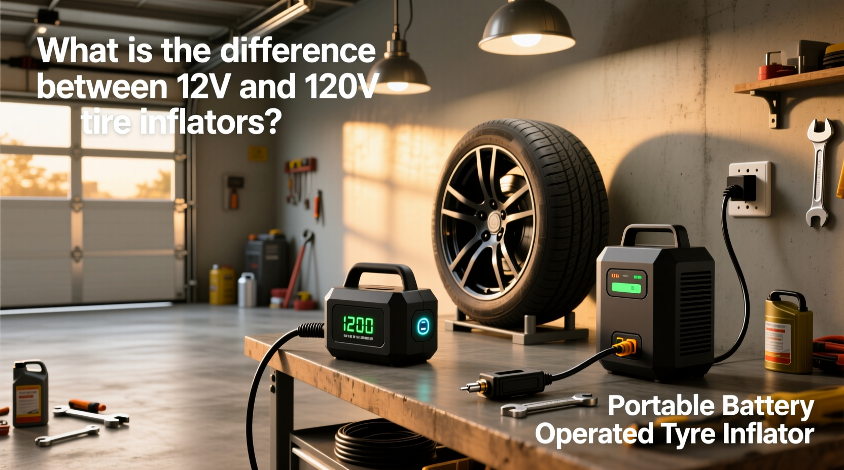 How to Choose Portable Battery Operated Tyre Inflator, What Is the Difference Between 12 Volt and 120 Volt Tire Inflators?