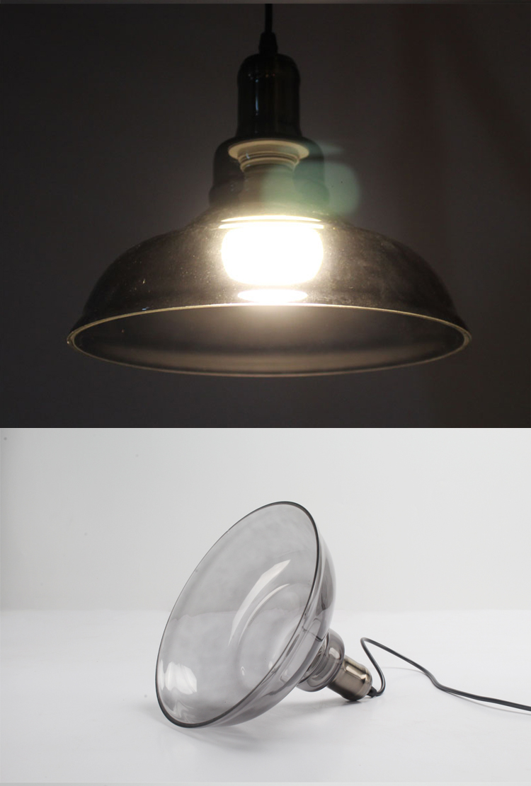 北欧简约工业风格玻璃灯罩家居装饰照明现代吊灯