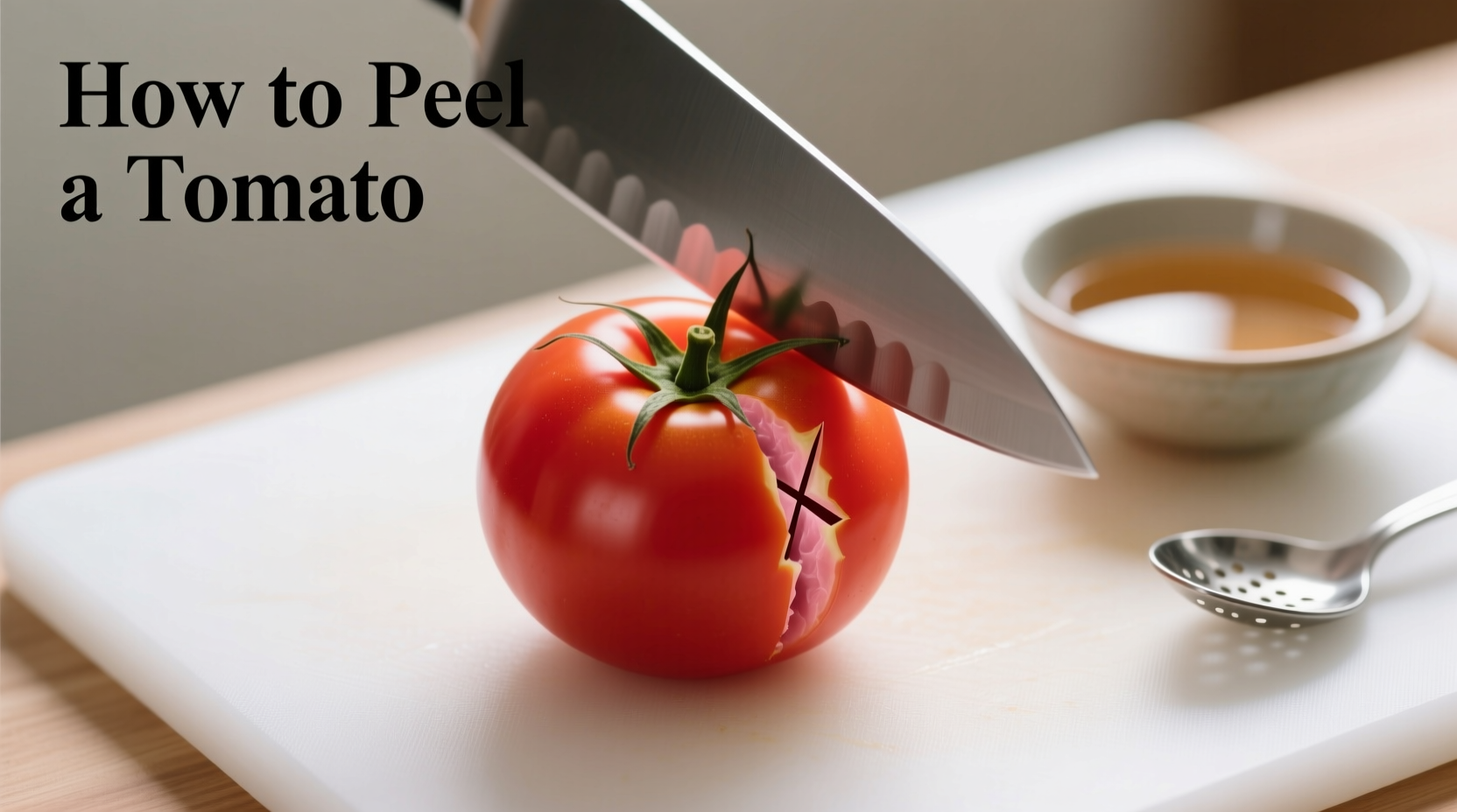 how to peel a tomato