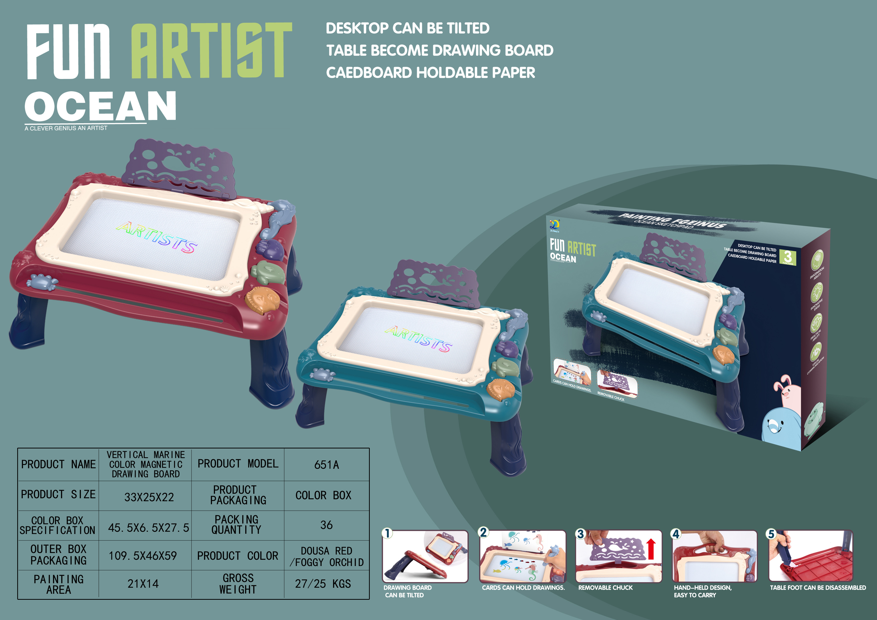 Hot Selling Colorful Magnetic Drawing Board for Kids ,Writing Sketch Board Educational Learning Toys for Baby Toddlers