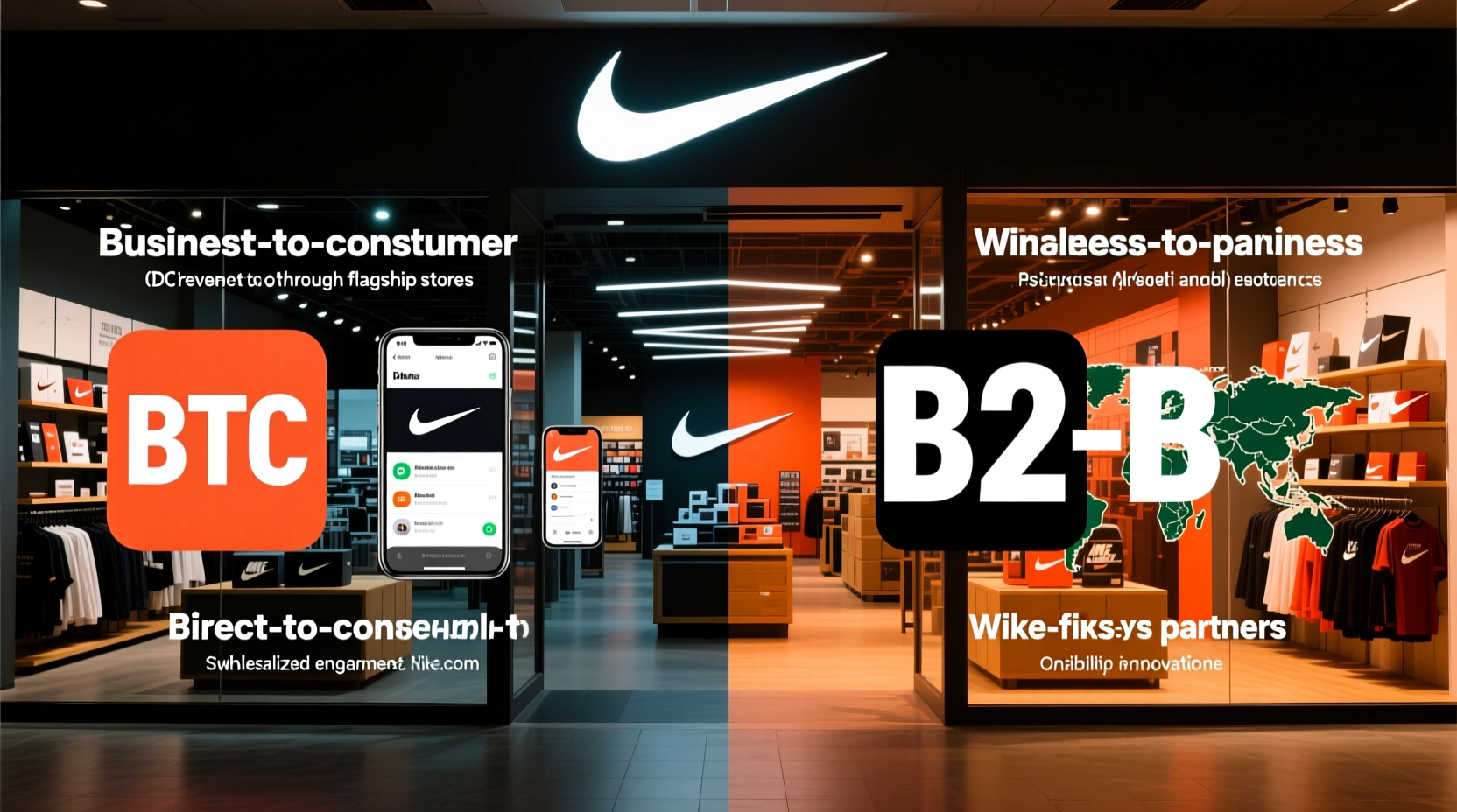 is nike b2b or b2c