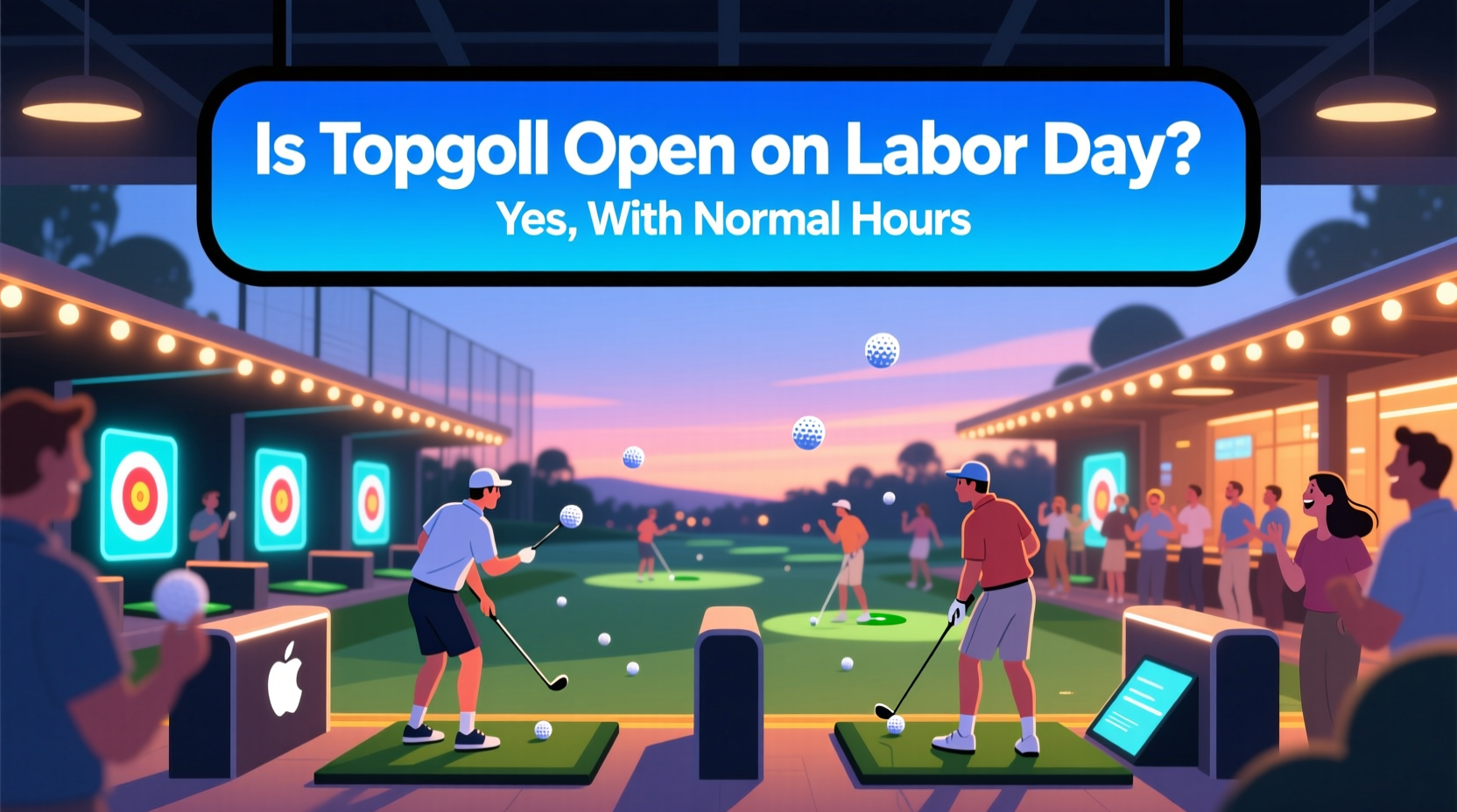 is topgolf open on labor day