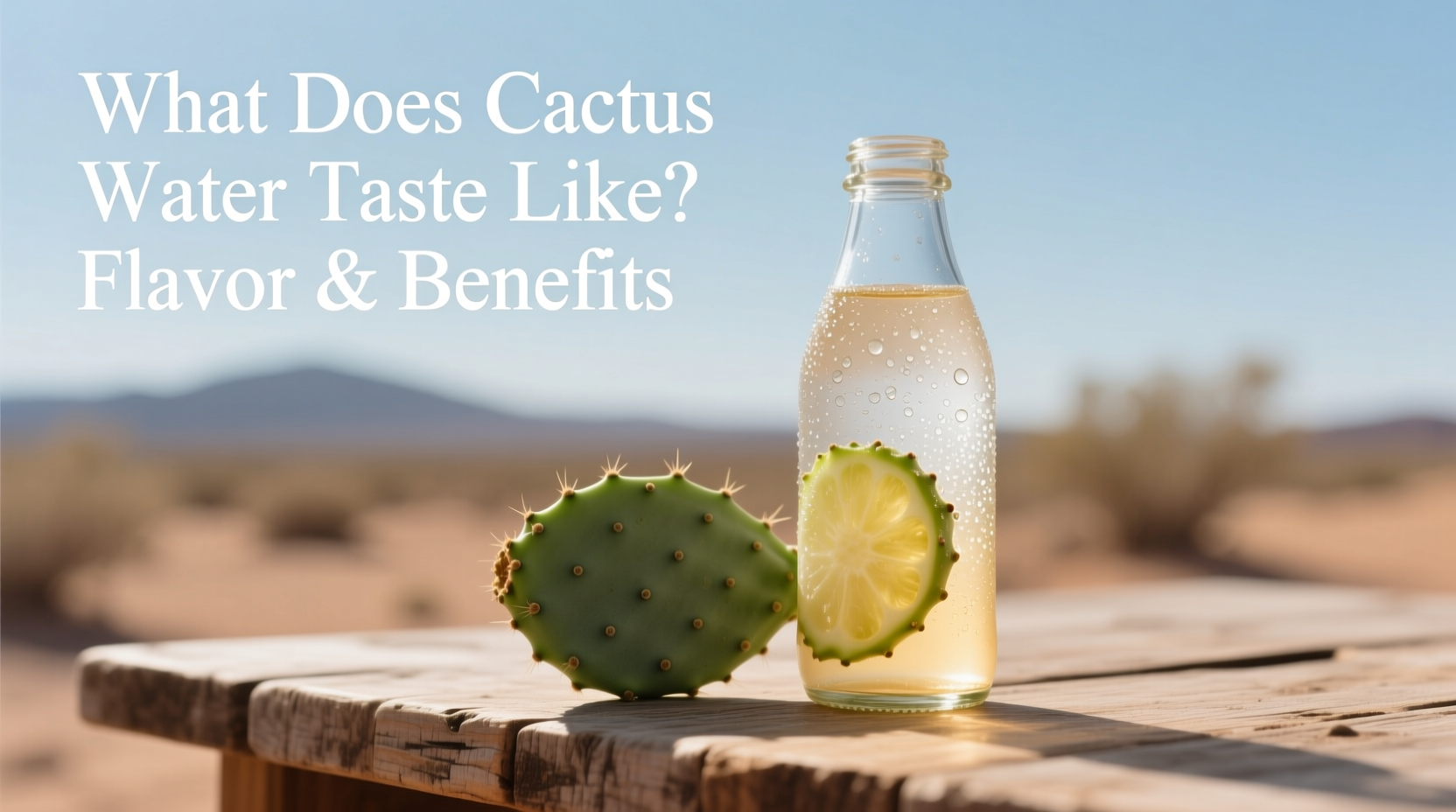 What Does Cactus Water Taste Like? Flavor & Benefits