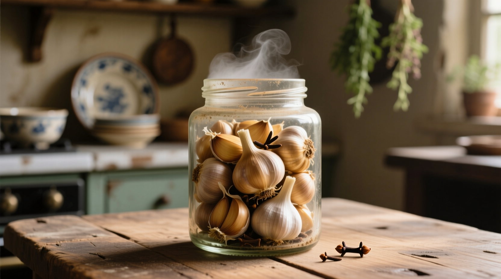jar of garlic