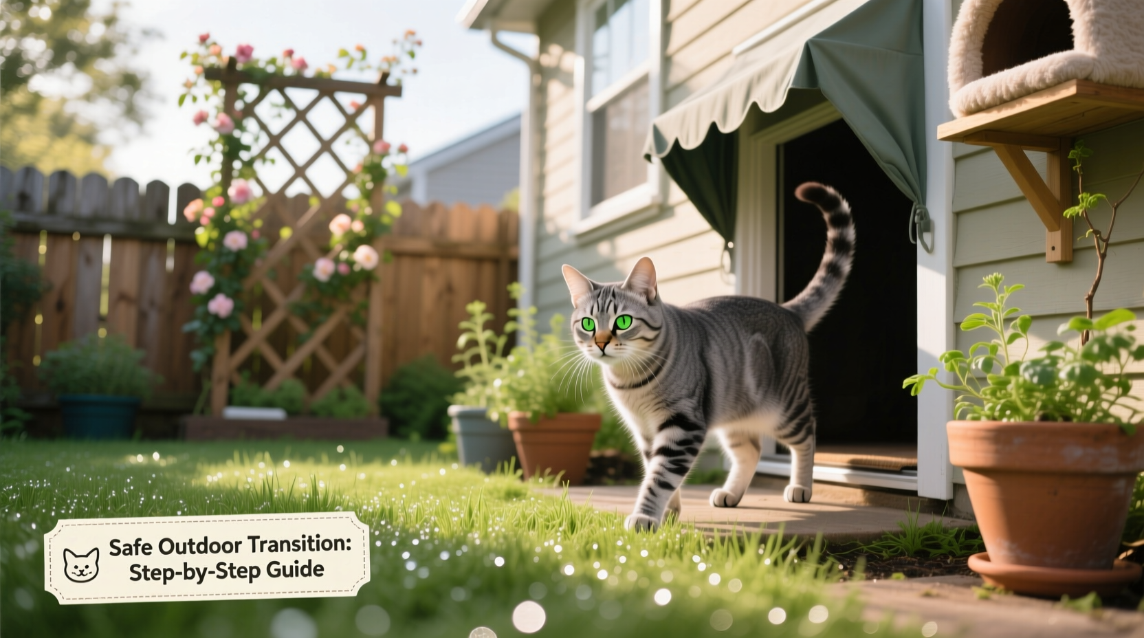 effective strategies to safely transition your house cat to outdoor explorations