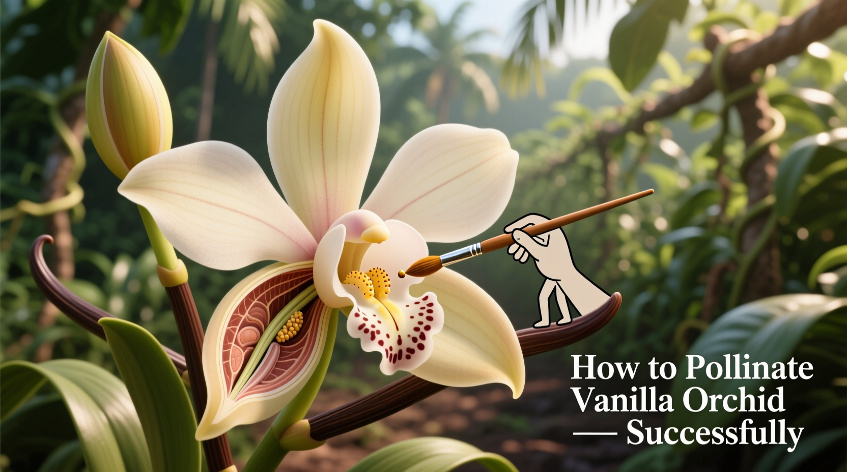 How to Pollinate Vanilla Orchid Successfully