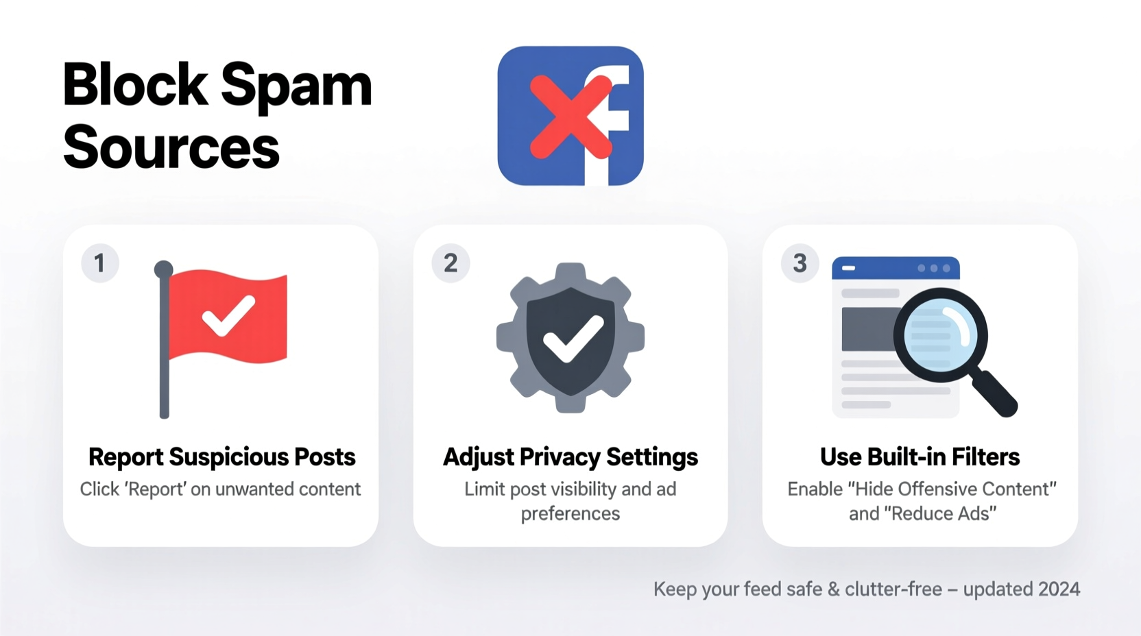 effective strategies to prevent and block spam on facebook for a cleaner feed