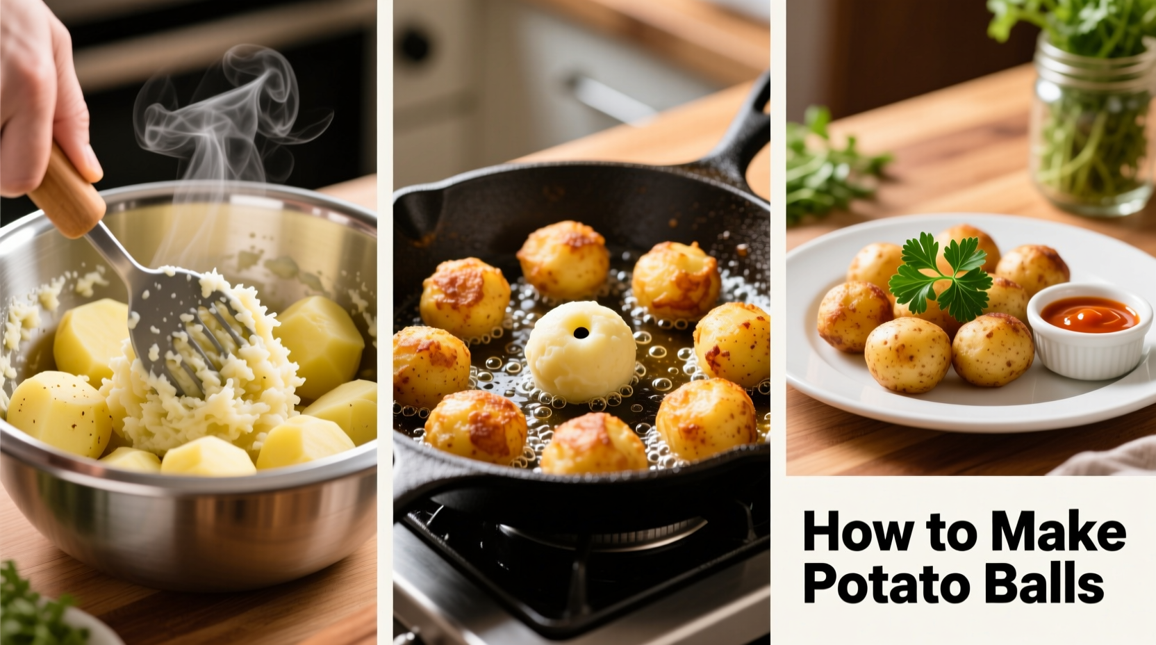 Perfect Potato Balls Recipe: Crispy Outside, Fluffy Inside