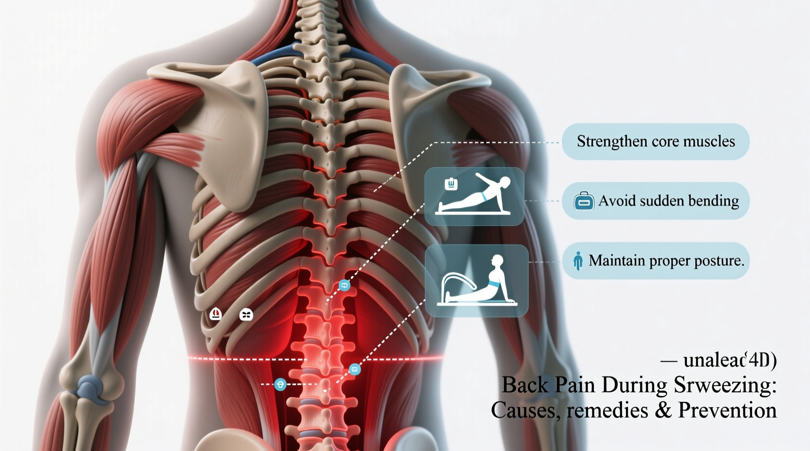 back pain when sneezing causes remedies and prevention