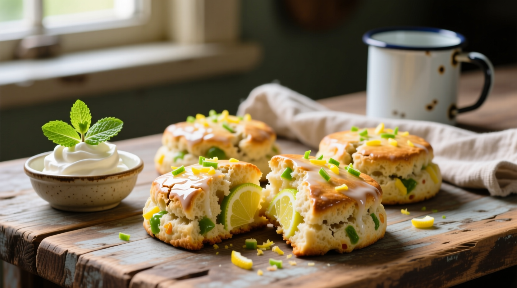 lemon lime buttermilk scone recipe