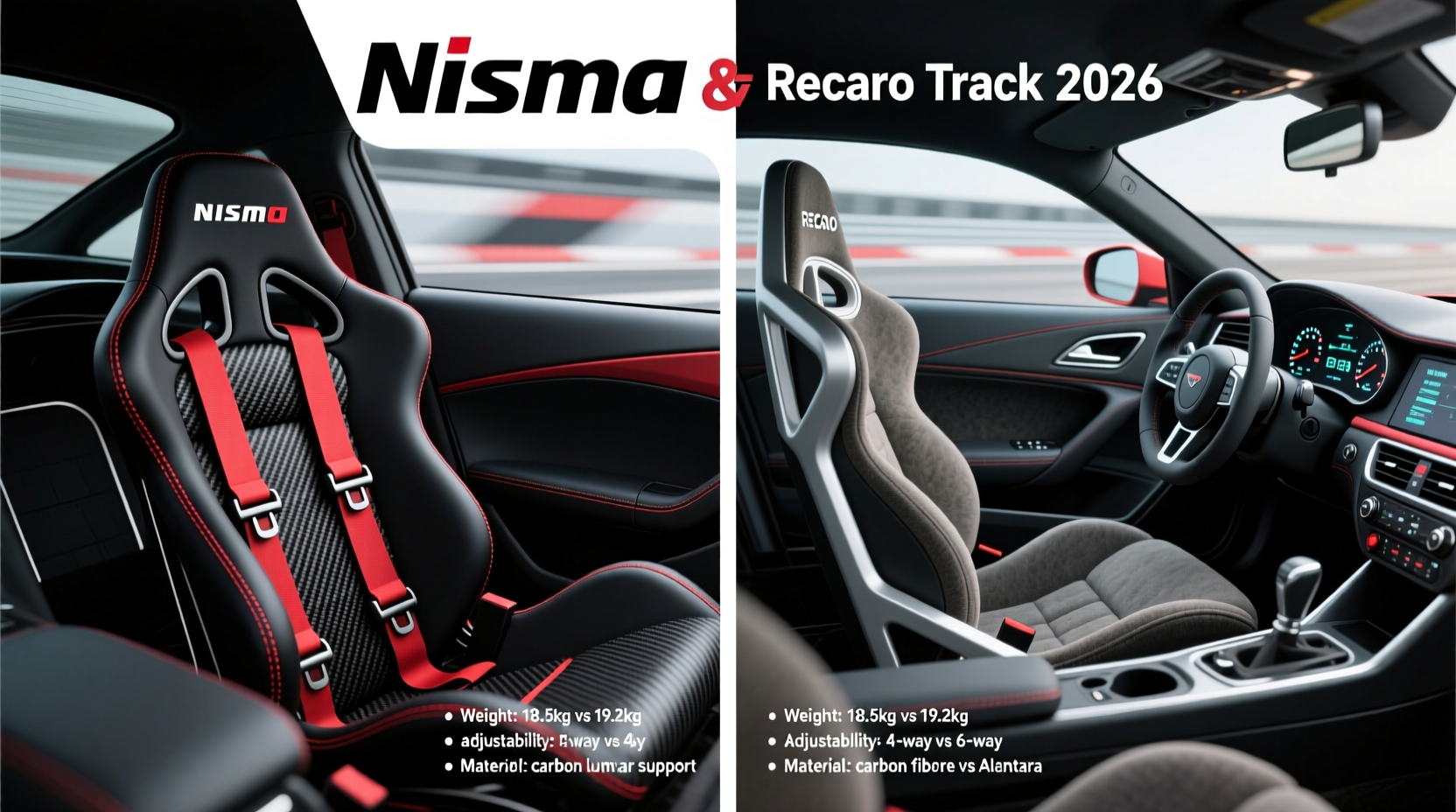 nismo vs recaro track 2026