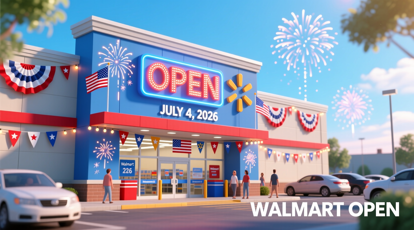 is walmart open on fourth of july 2026