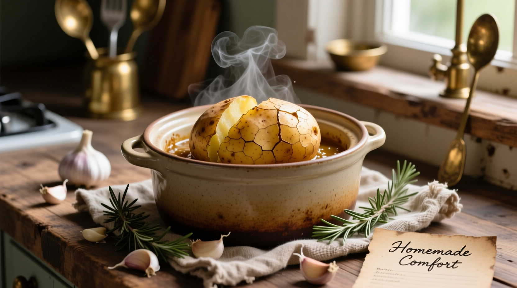 baked potato in slow cooker