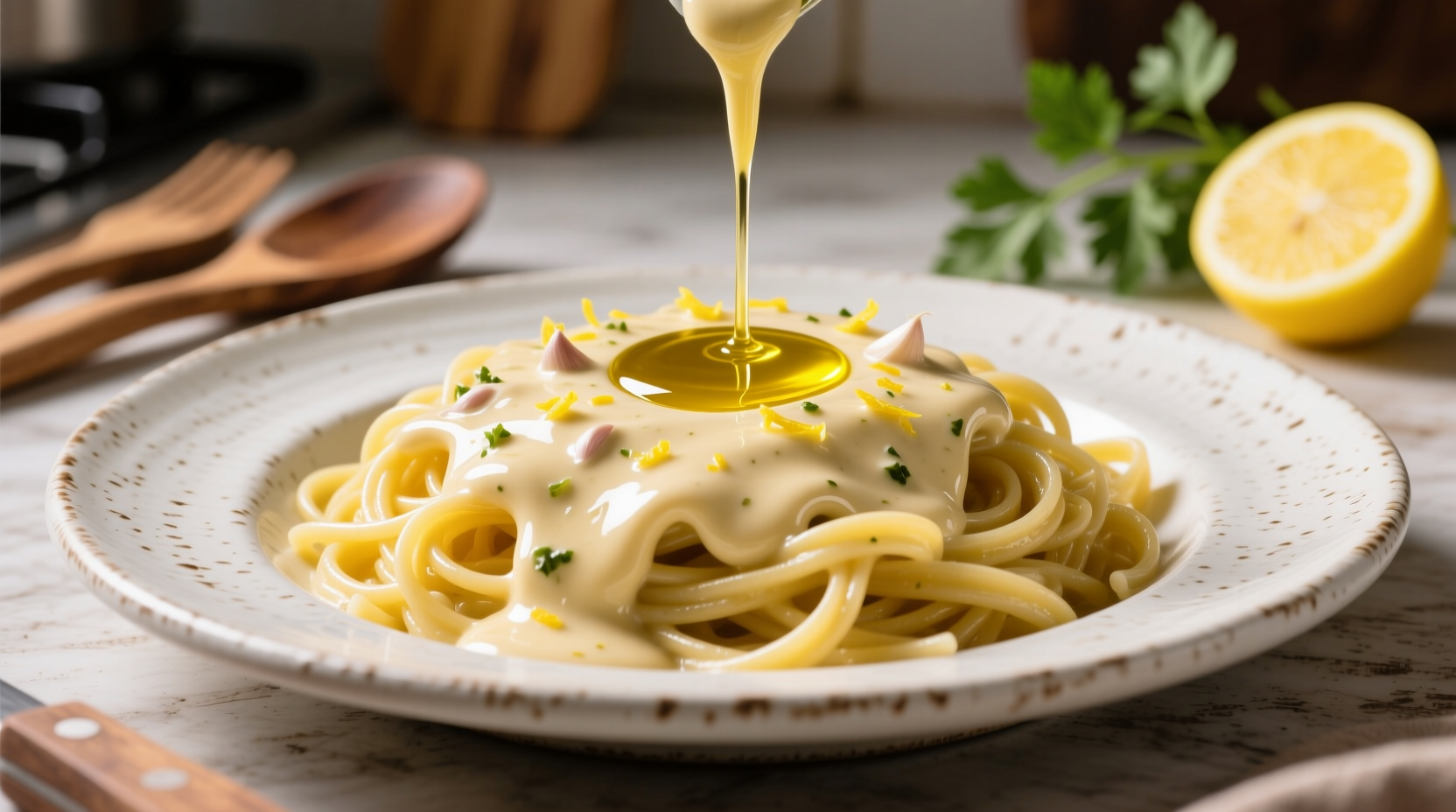 Perfect Creamy Lemon Garlic Sauce Recipe in 15 Minutes