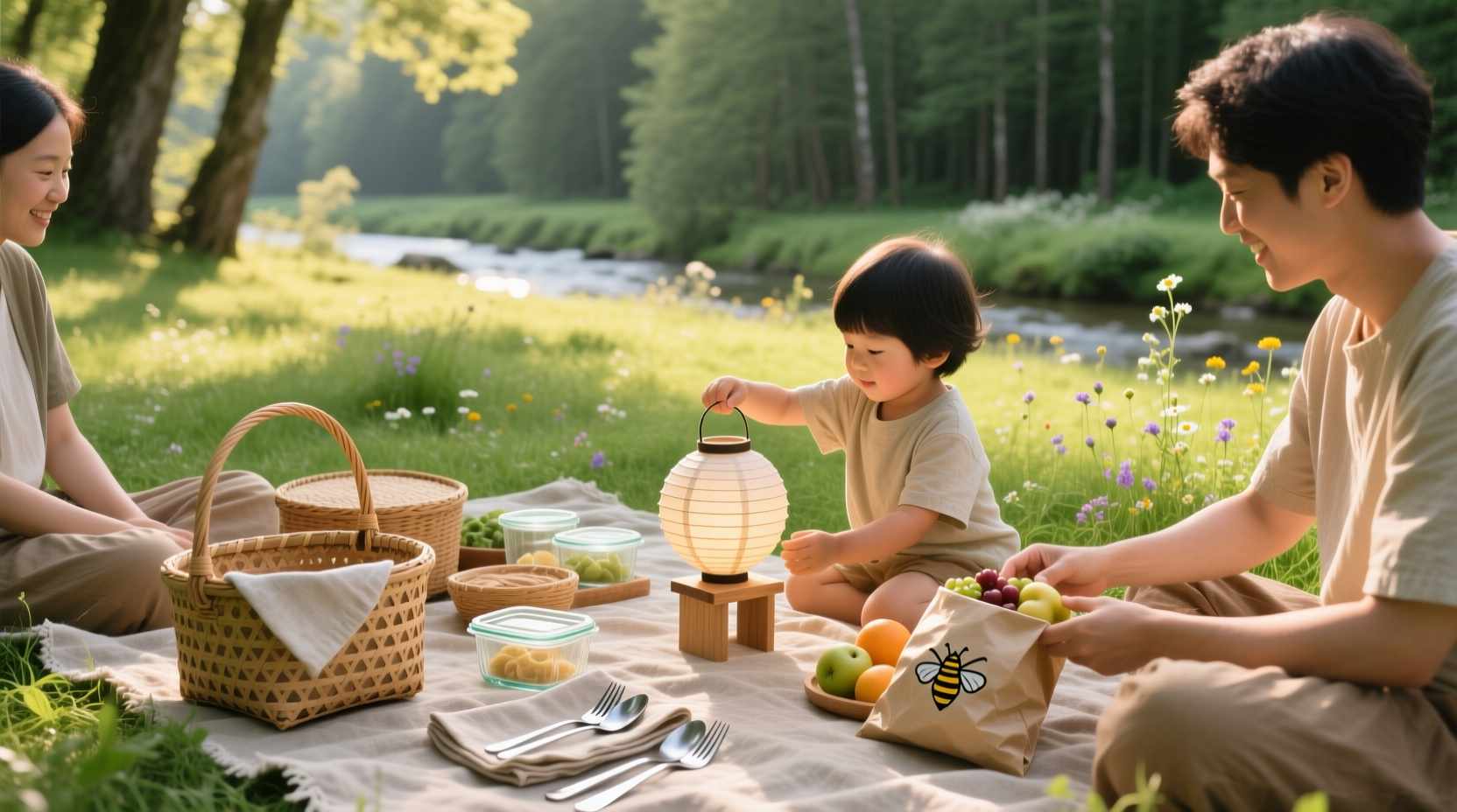 how pack plastic free picnic