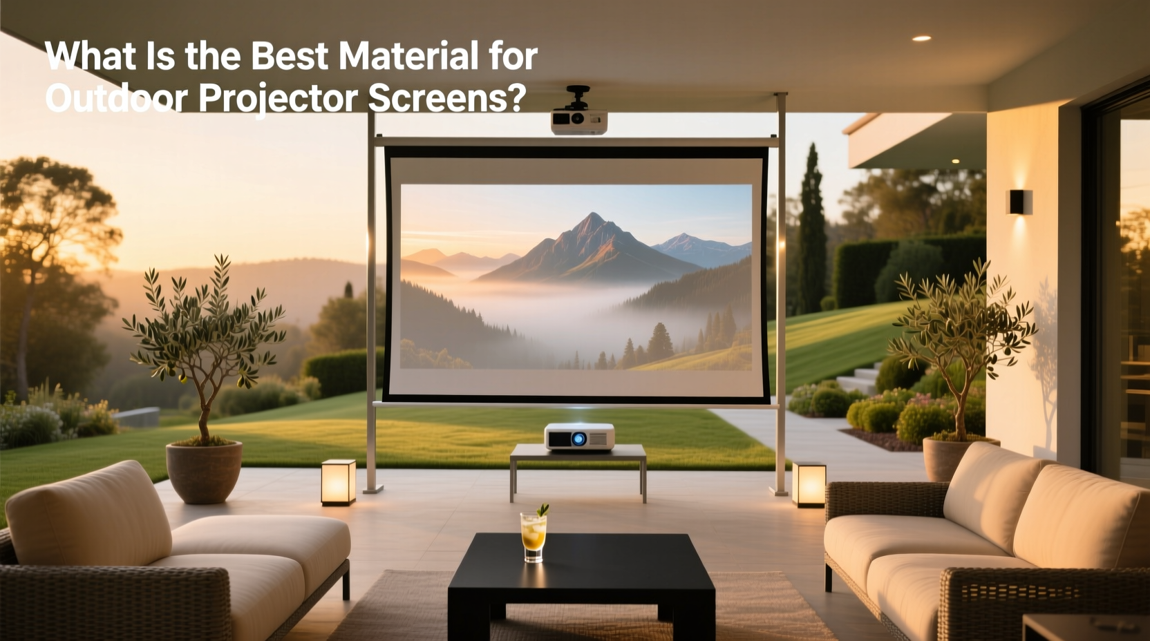 Outdoor Projector Screen Material Guide
