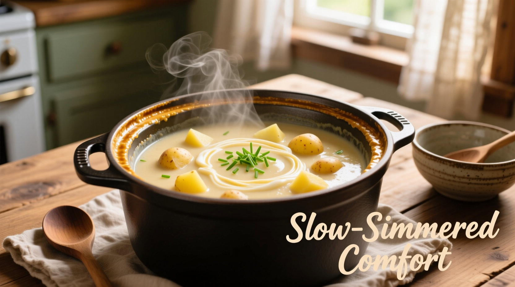 creamy potato crock pot soup