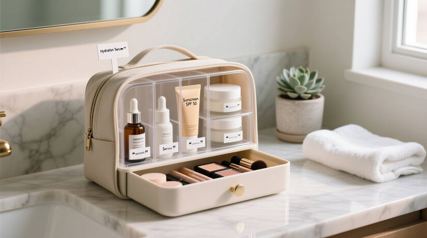 smart and simple tips to organize your skincare storage bag for maximum efficiency