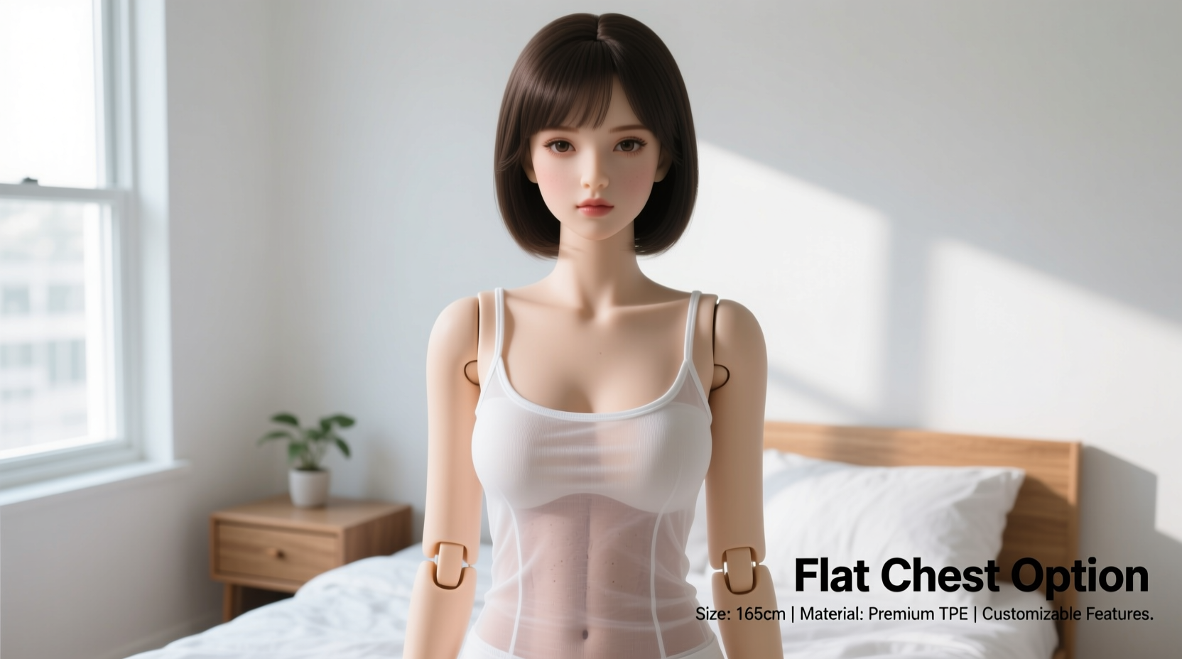 sex doll flat chest Miriam • 157cm WM Doll TPE Dolls • Fine Love Dolls ® • Real Sex Dolls main image 1