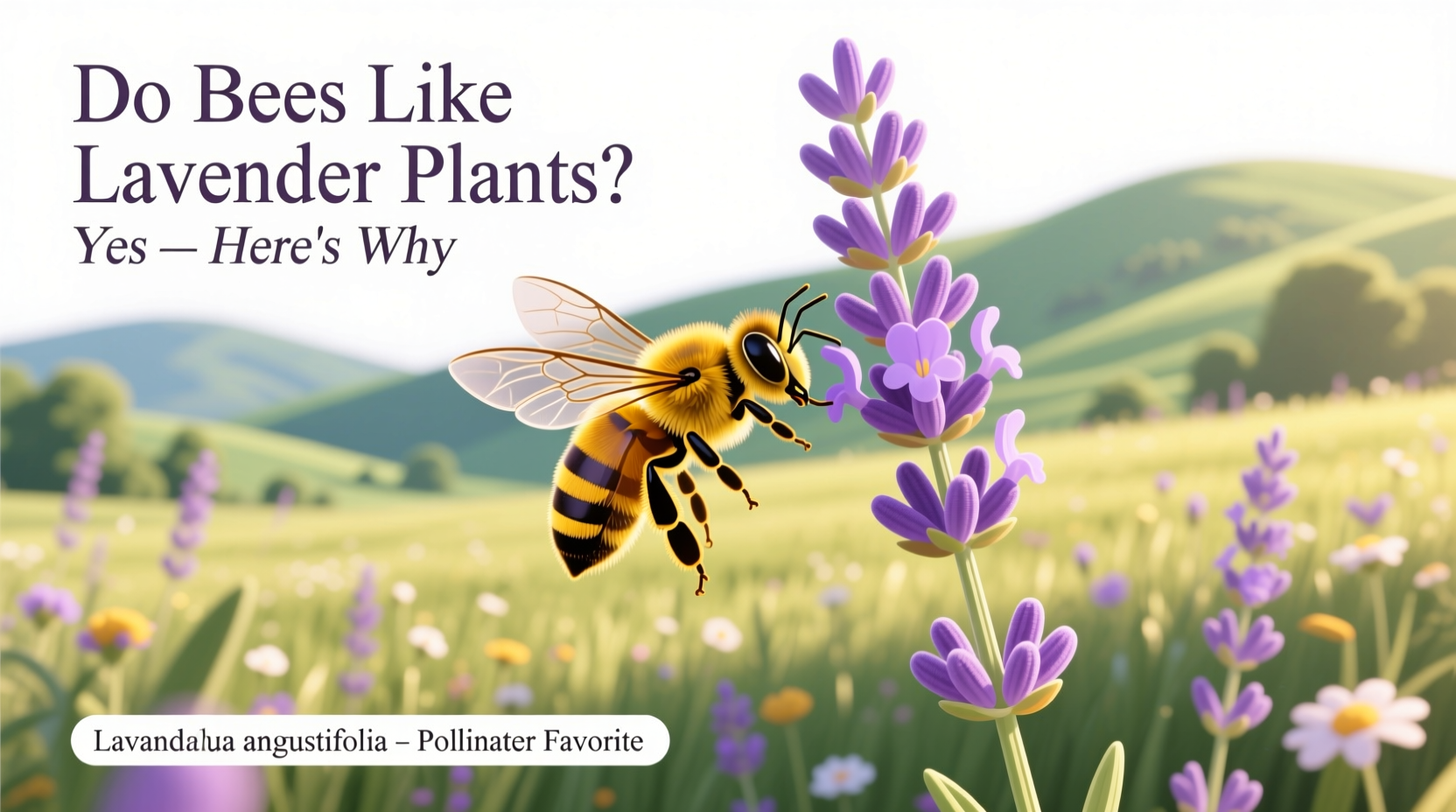 do bees like lavender plants
