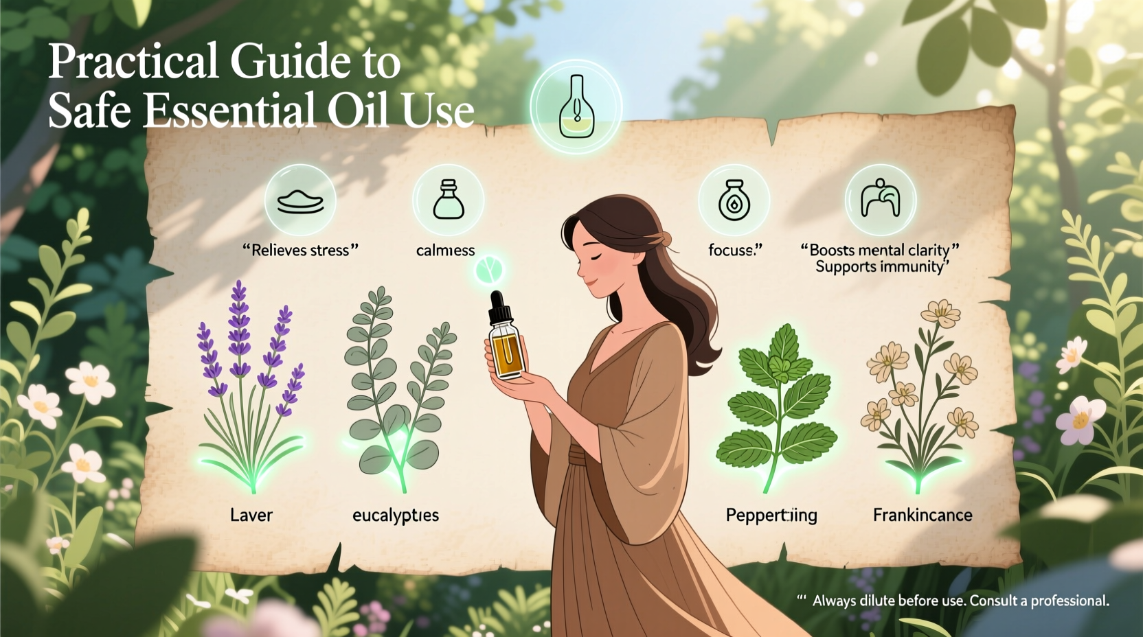 a practical guide to safely using plant essential oils for effective aromatherapy